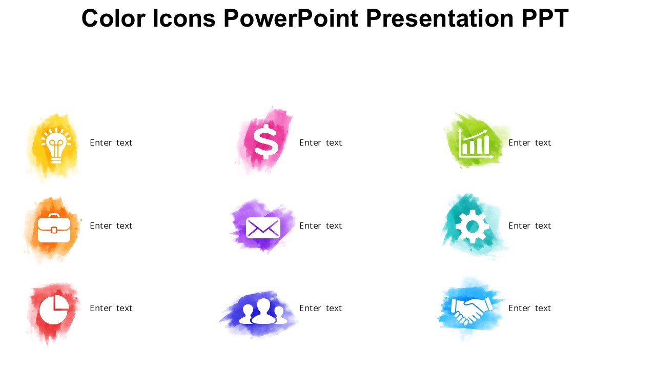 Color Icons PowerPoint Presentation PPT - PPTUniverse