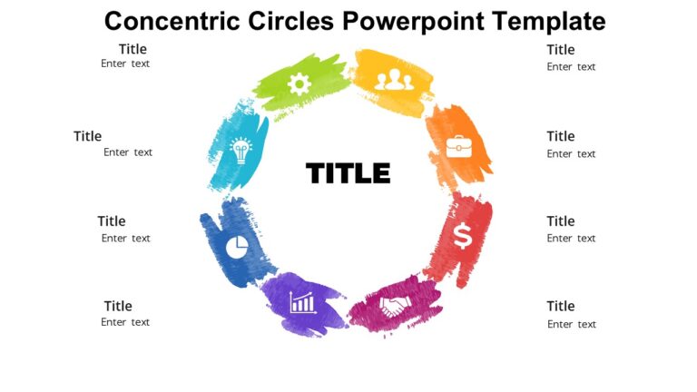 Concentric Circles Powerpoint Template - PPTUniverse