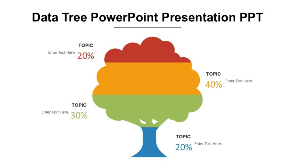 Data Tree PowerPoint Presentation PPT : 100% Editable PPTx
