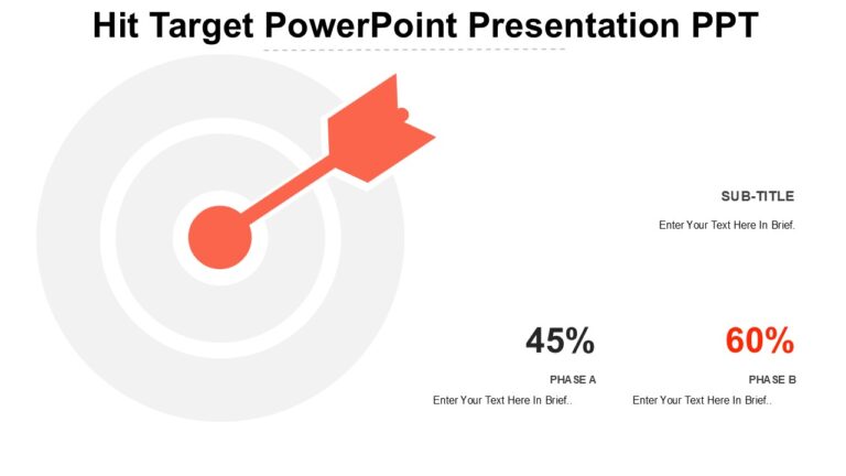Hit Target PowerPoint Presentation PPT : 100% Editable PPTx