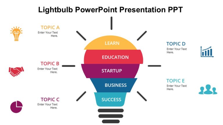 Lightbulb PowerPoint Presentation PPT : 100% Editable PPTx