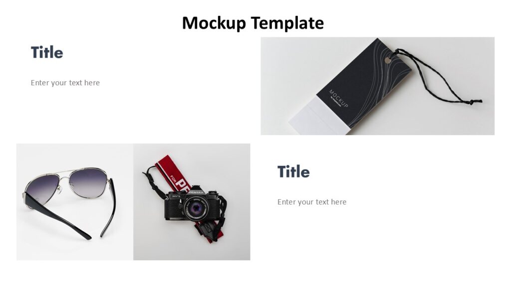 Mockup Template : 100% Editable PPTx