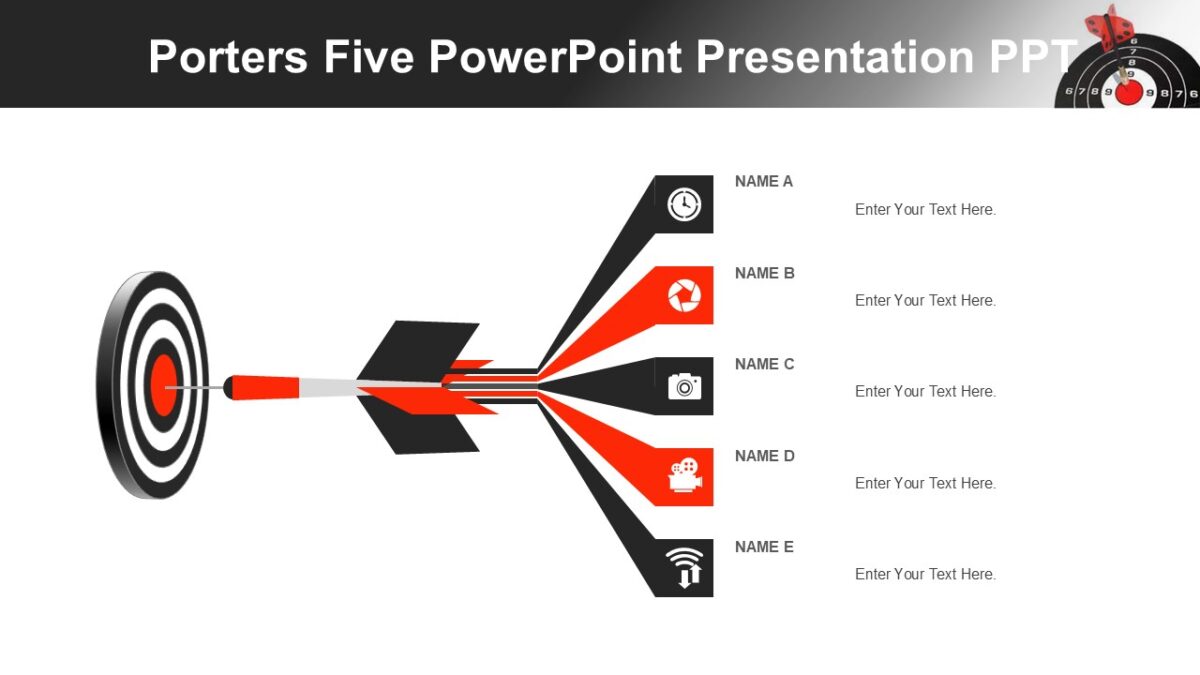 Porters Five PowerPoint Presentation PPT : 100% Editable PPTx