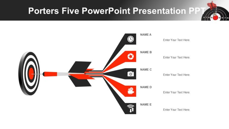 Porters Five PowerPoint Presentation PPT : 100% Editable PPTx