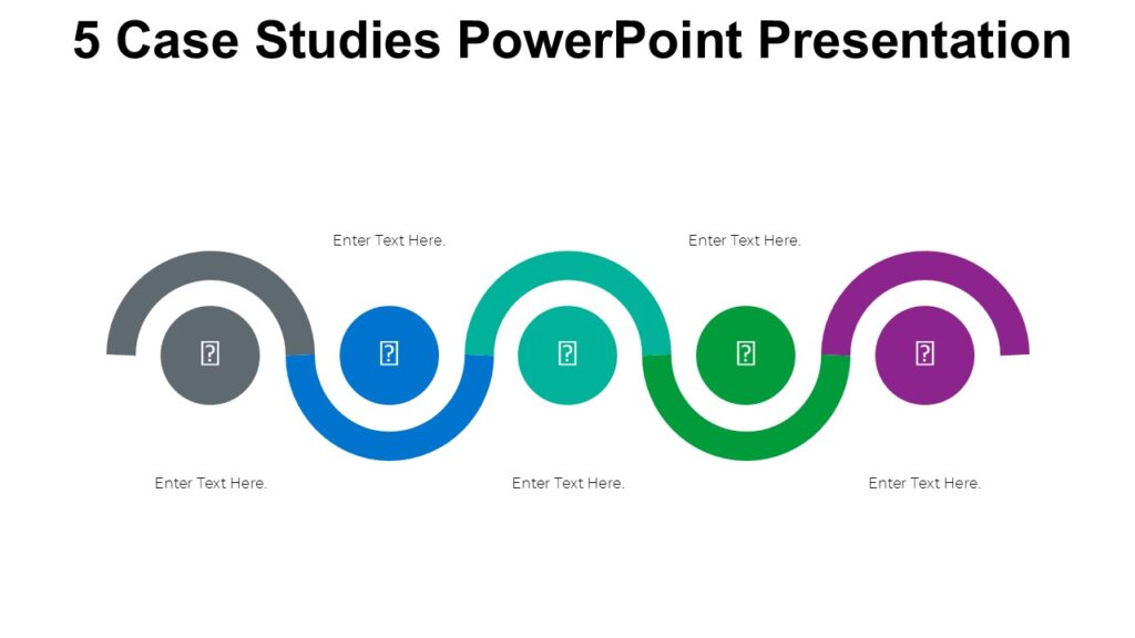 5 Case Studies PowerPoint Presentation : 100% Editable PPTx