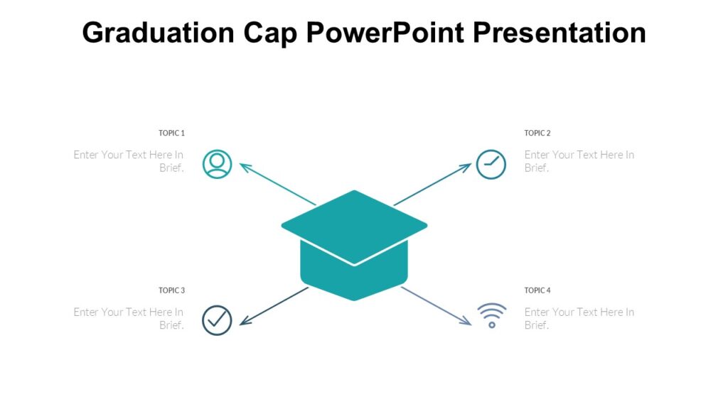 Graduation Cap PowerPoint Presentation : 100% Editable PPTx