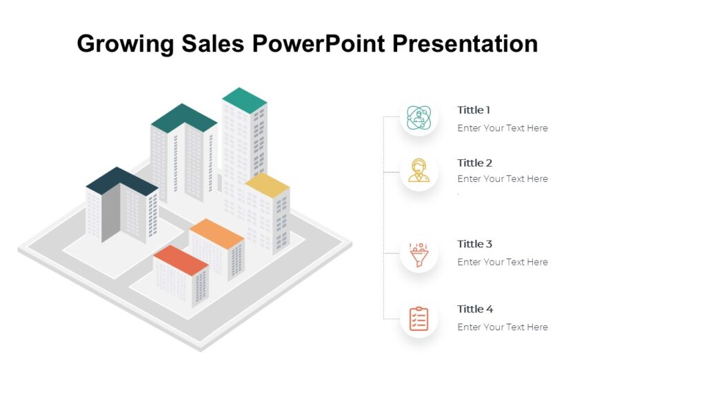 Growing Sales PowerPoint Presentation : 100% Editable PPTx