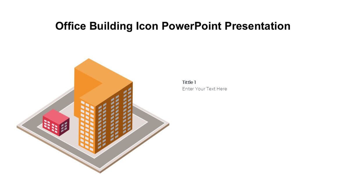 Office Building Icon PowerPoint Presentation - PPTUniverse