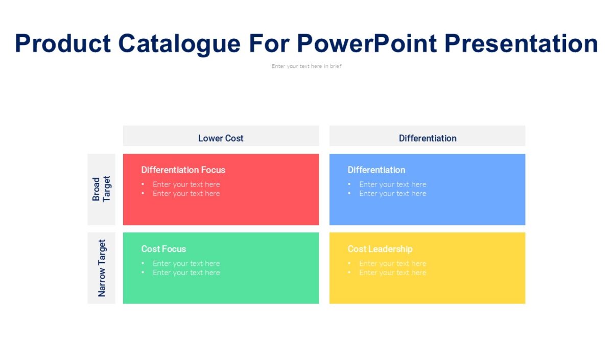 Product Catalogue For Powerpoint Presentation Pptuniverse