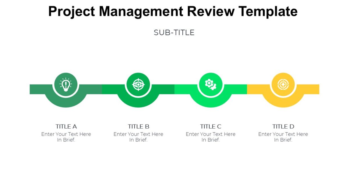 Project Management Review Template PPTUniverse