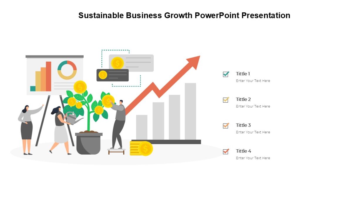 Sustainable Business Growth PowerPoint Presentation : 100% Editable PPTx