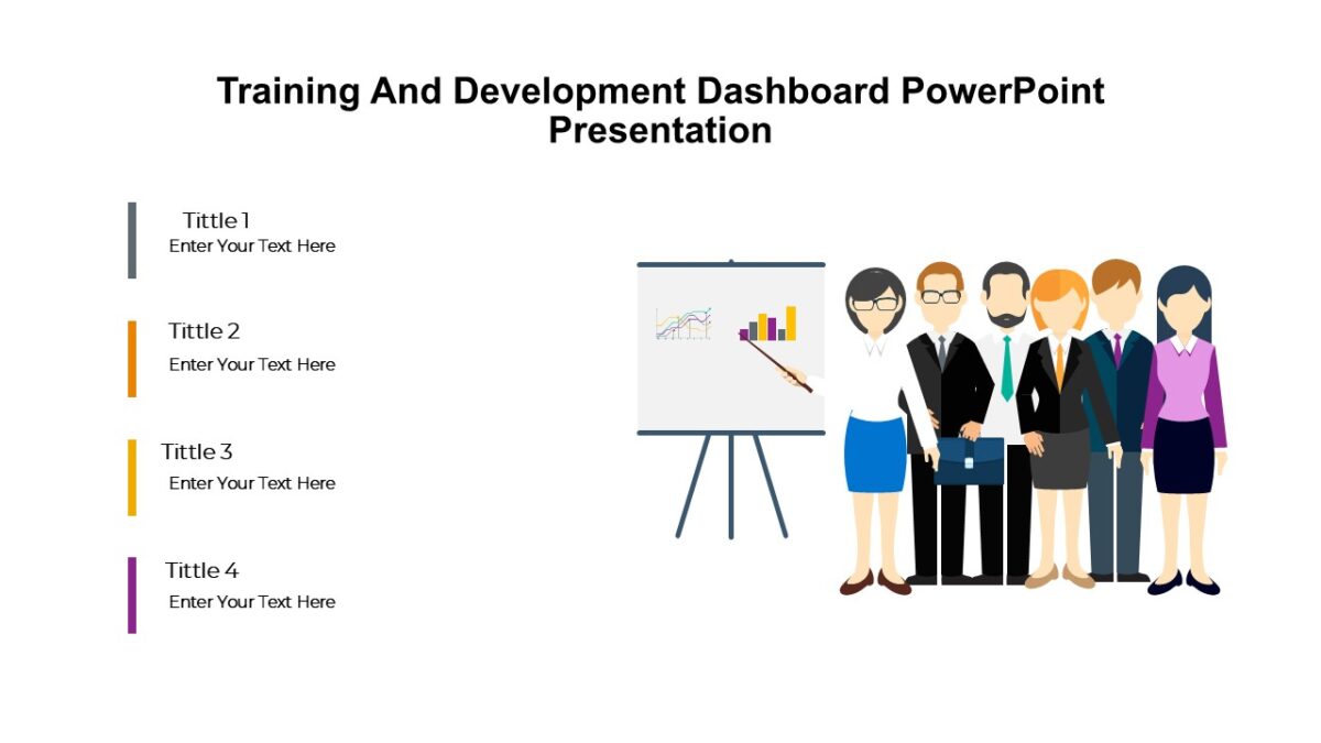 Training And Development Dashboard PowerPoint Presentation : 100% ...