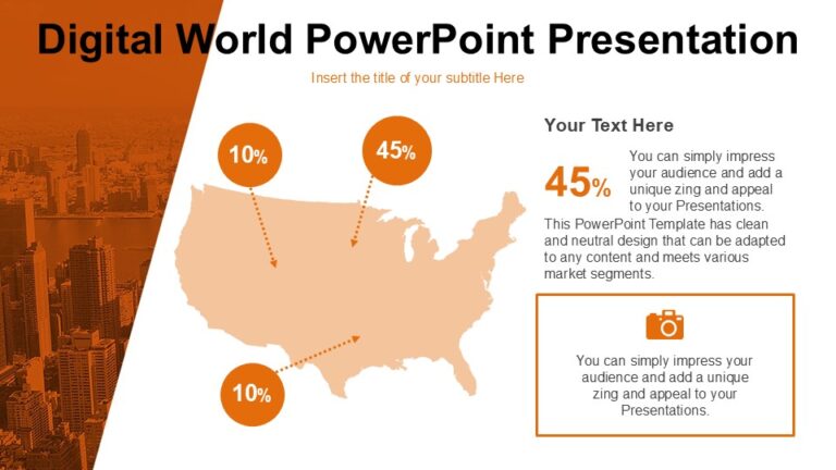 Digital World PowerPoint Presentation : 100% Editable PPTx