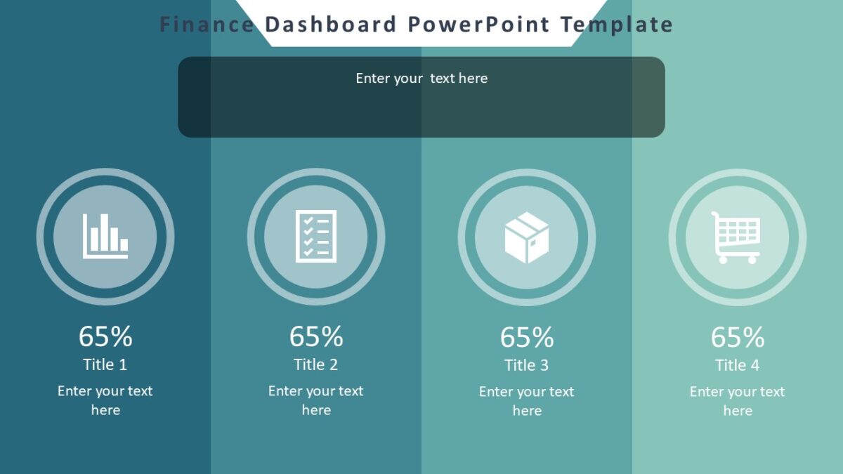 Finance Dashboard PowerPoint Template : 100% Editable PPTx