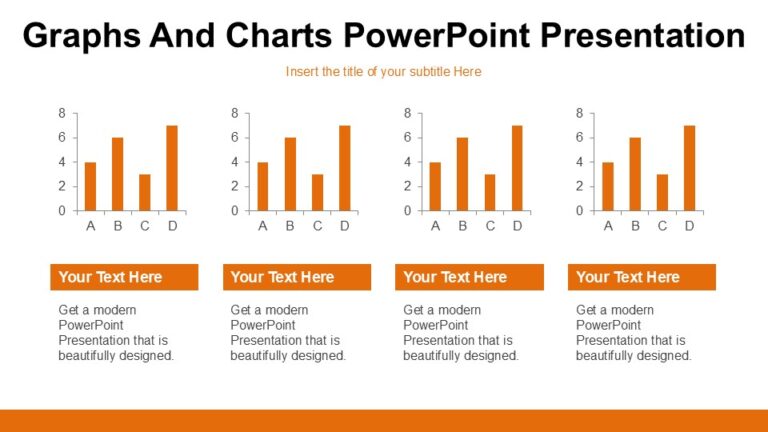 Graphs And Charts PowerPoint Presentation : 100% Editable PPTx