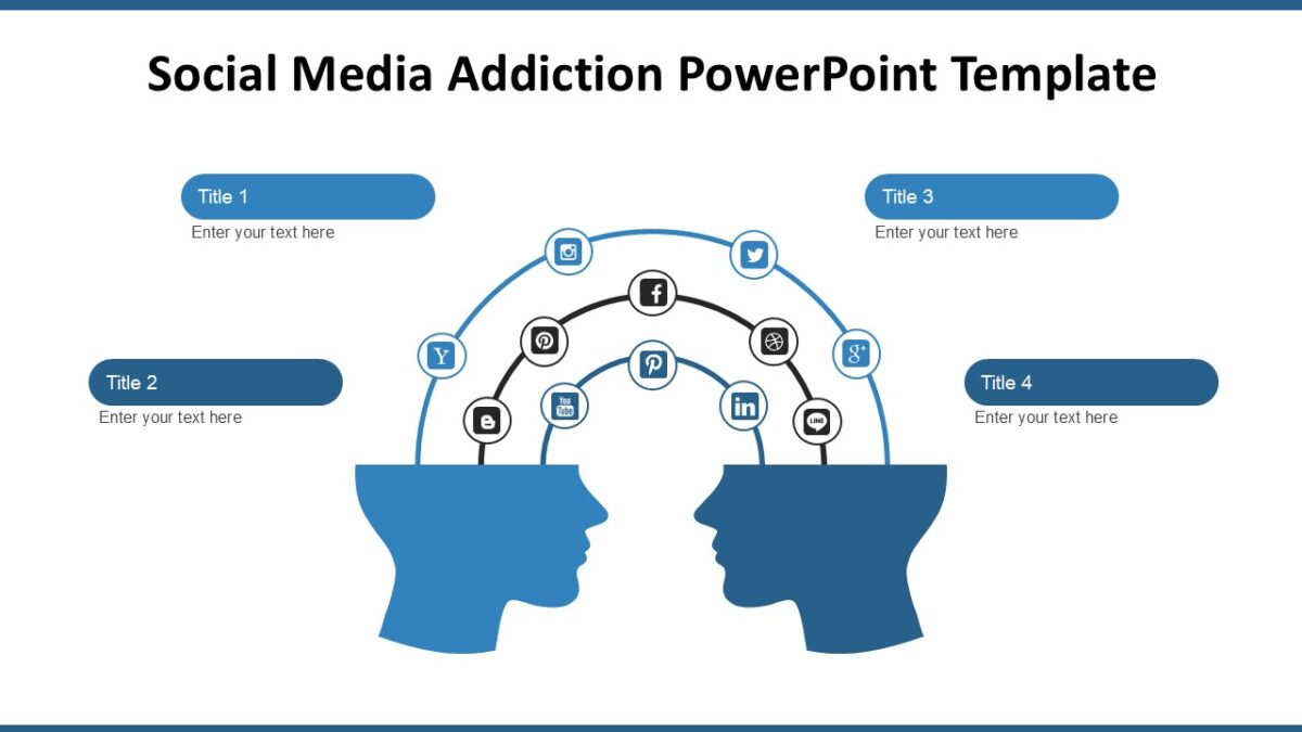 Social Media Addiction PowerPoint Template - PPTUniverse