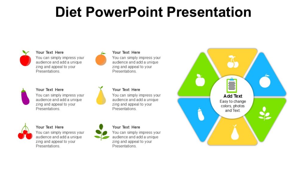 Diet PowerPoint Presentation : 100% Editable PPTx