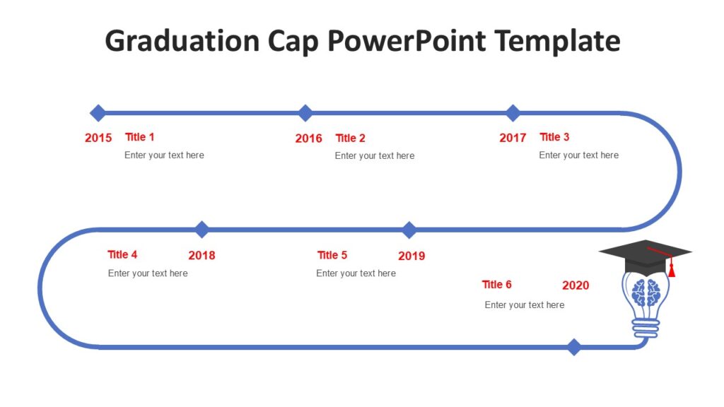 Graduation Cap PowerPoint Template - PPTUniverse