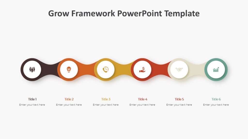Grow Framework PowerPoint Template : 100% Editable PPTx