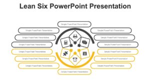 Lean Six PowerPoint Presentation : 100% Editable PPTx