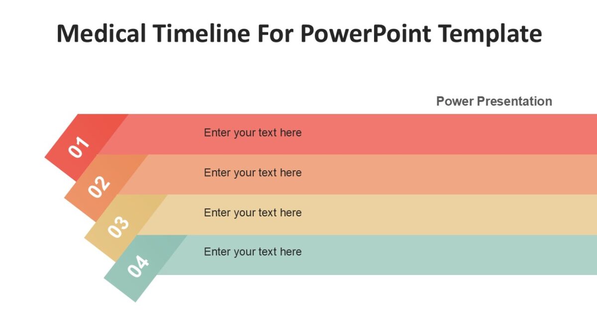 Medical Timeline For PowerPoint Template : 100% Editable PPTx