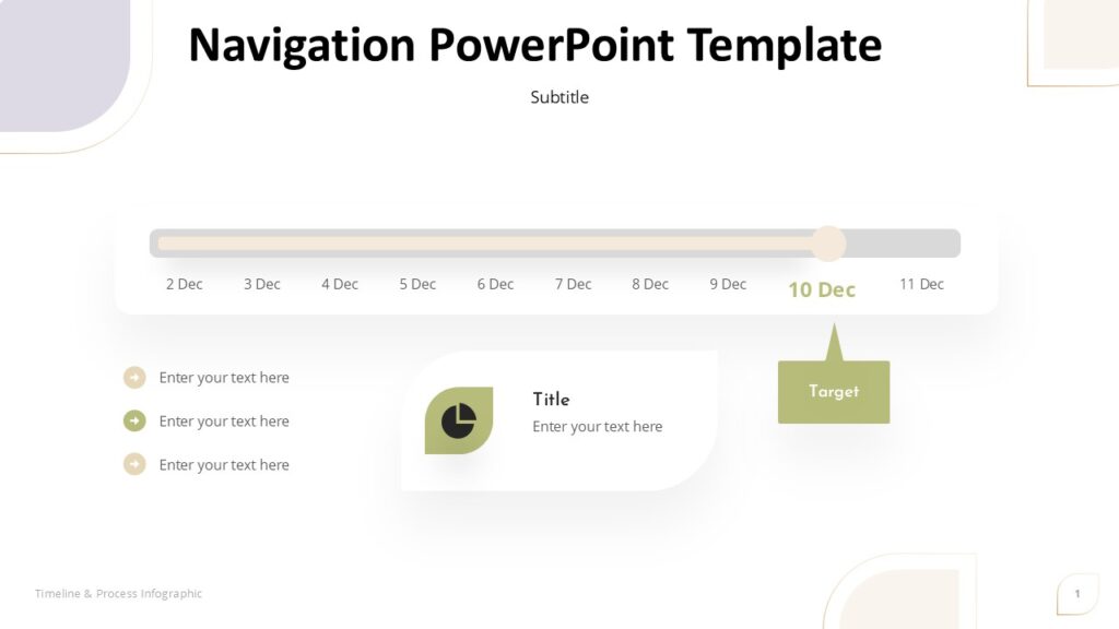 Powerpoint Design Website Navigation Tutorial Navigation PowerPoint Template : 100% Editable PPTx