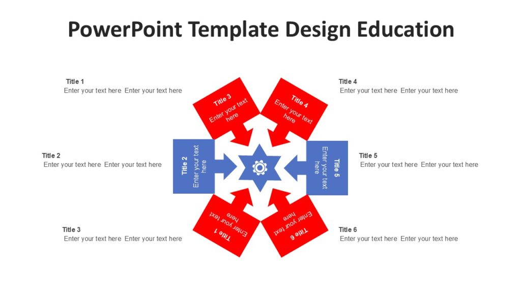 PowerPoint Template Design Education : 100% Editable PPTx