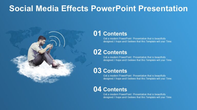 Social Media Effects PowerPoint Presentation : 100% Editable PPTx