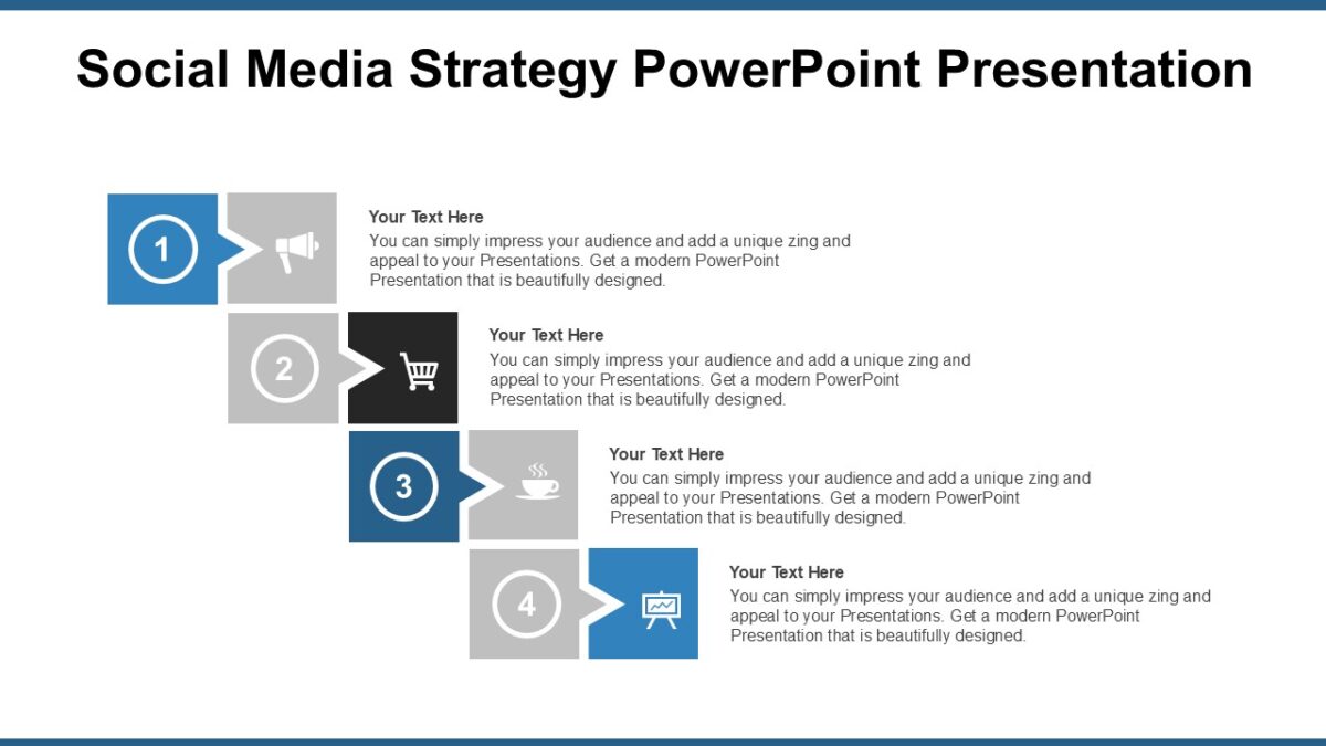 Social Media Strategy PowerPoint Presentation : 100% Editable PPTx