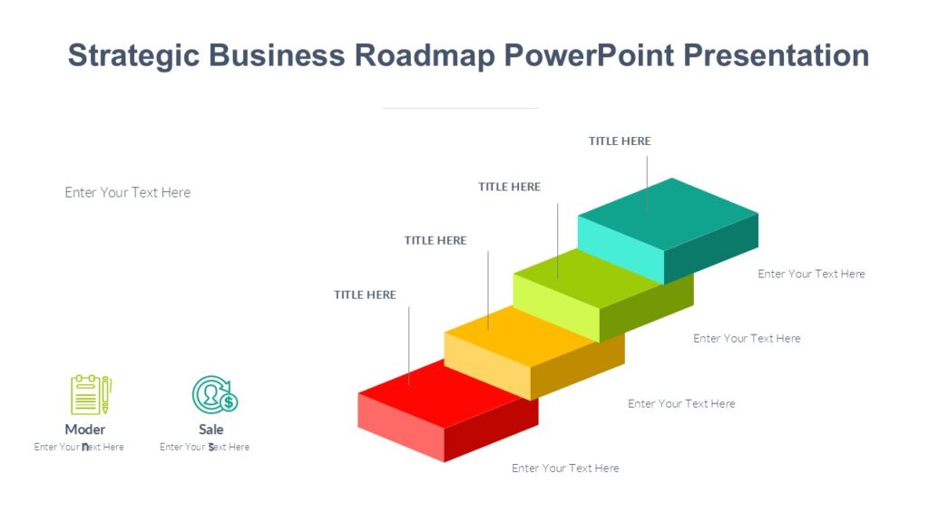 Strategic Business Roadmap PowerPoint Presentation : 100% Editable PPTx