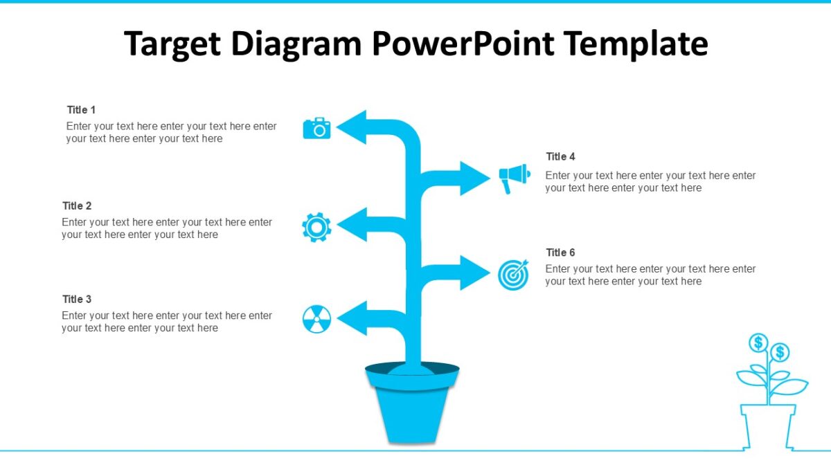 Target Diagram PowerPoint Template - PPTUniverse