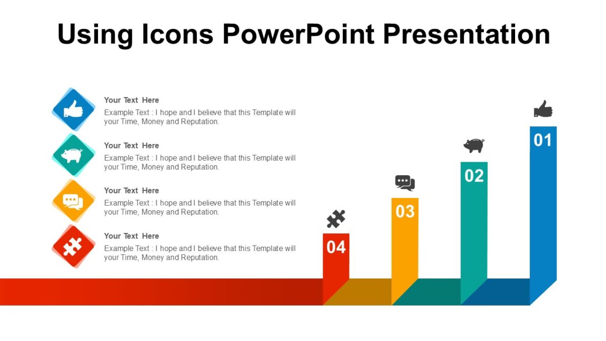Using Icons PowerPoint Presentation : 100% Editable PPTx