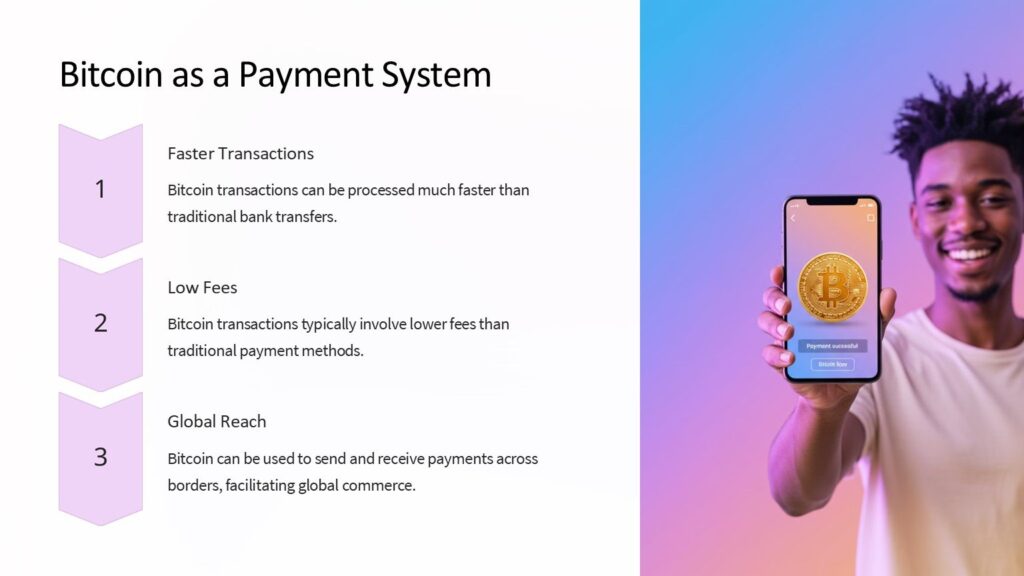 Bitcoin Crypto Currency PowerPoint Template : 100% Editable PPTx