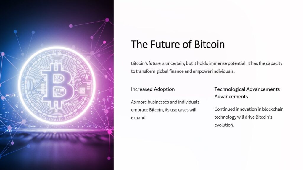 Bitcoin Crypto Currency PowerPoint Template : 100% Editable PPTx