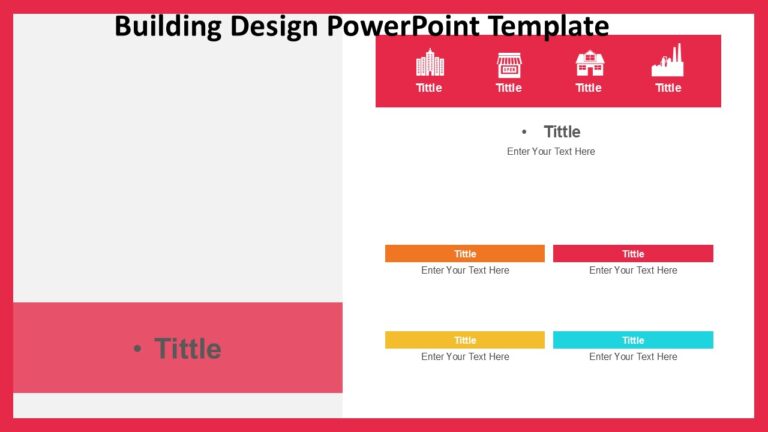 Building Design PowerPoint Template : 100% Editable PPTx