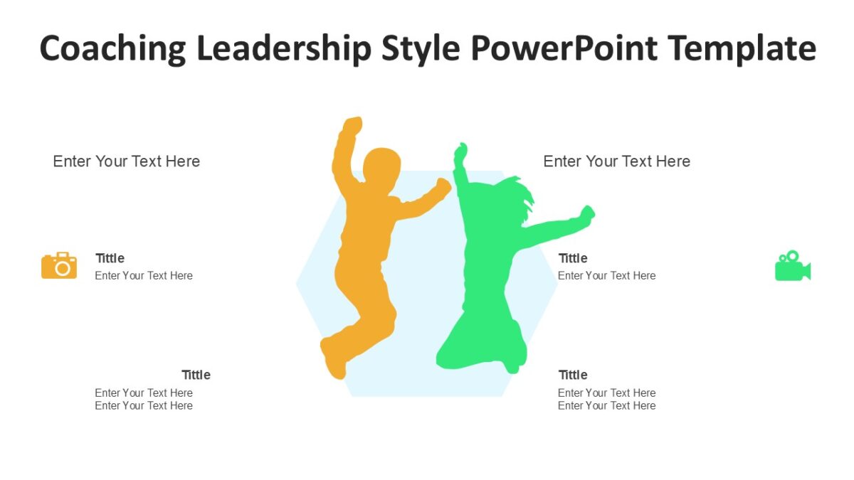 Coaching Leadership Style PowerPoint Template : 100% Editable PPTx