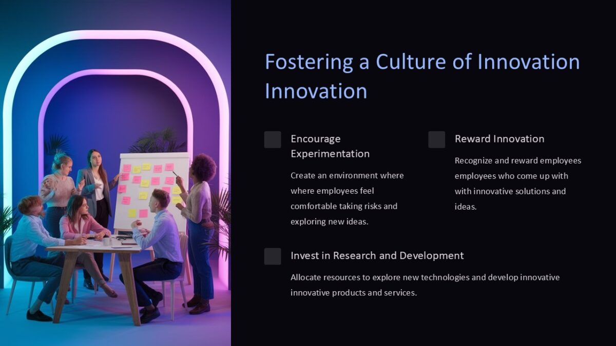 Fostering a Culture of Innovation Slide3 PowerPoint Presentation : 100% ...