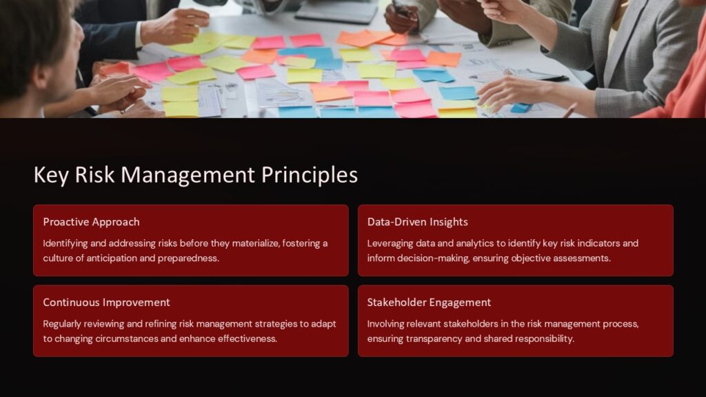Key Risk Management Principles PowerPoint Presentation : 100% Editable PPTx