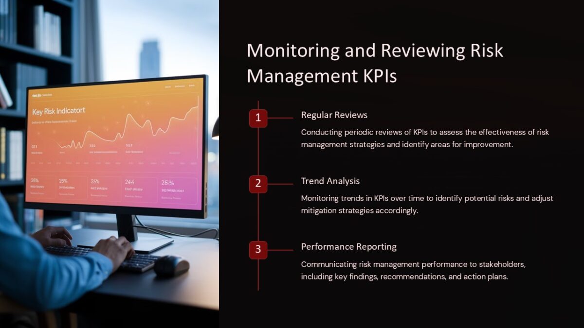 Monitoring and Reviewing Risk Management KPIs PowerPoint Presentation ...