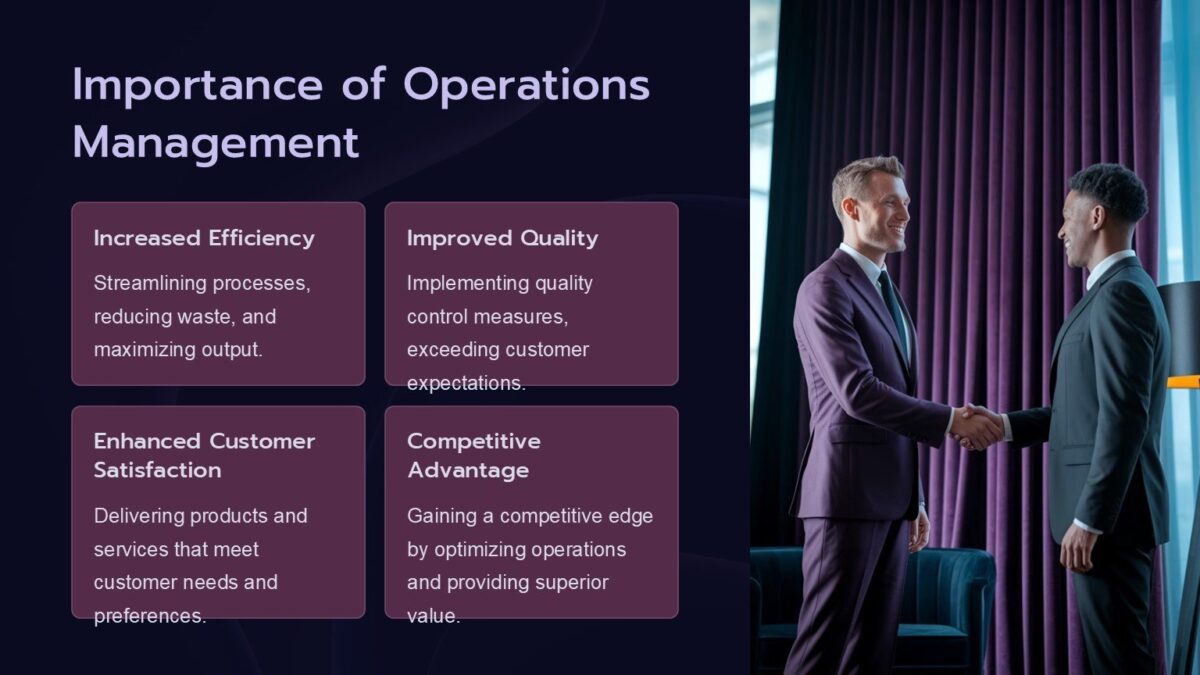 Operations Management PowerPoint Template - PPTUniverse