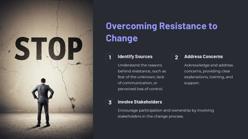 Overcoming Resistance to Change PowerPoint Presentation : 100% Editable ...