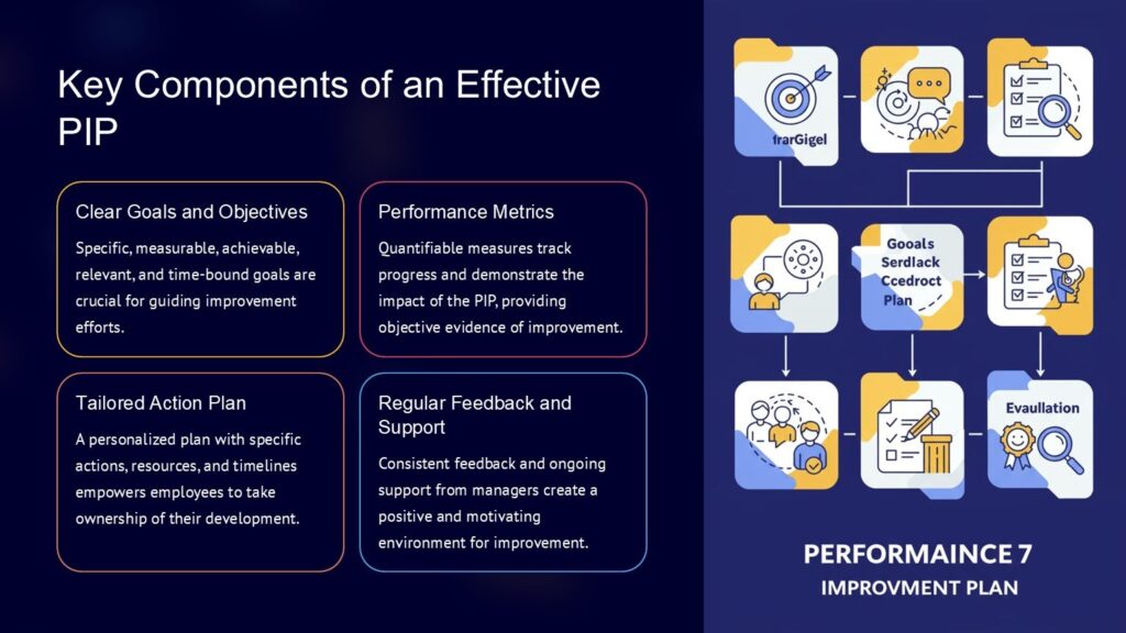 Performance Improvement Plan PowerPoint Template : 100% Editable PPTx