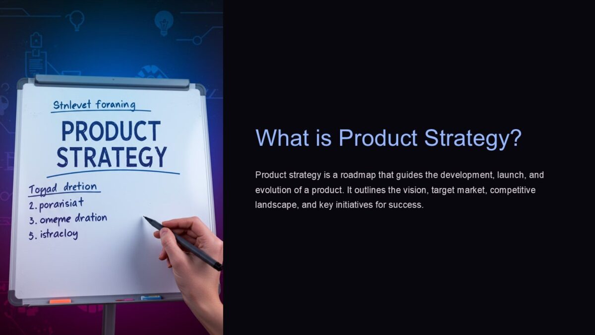 Product Strategy PowerPoint Template : 100% Editable PPTx