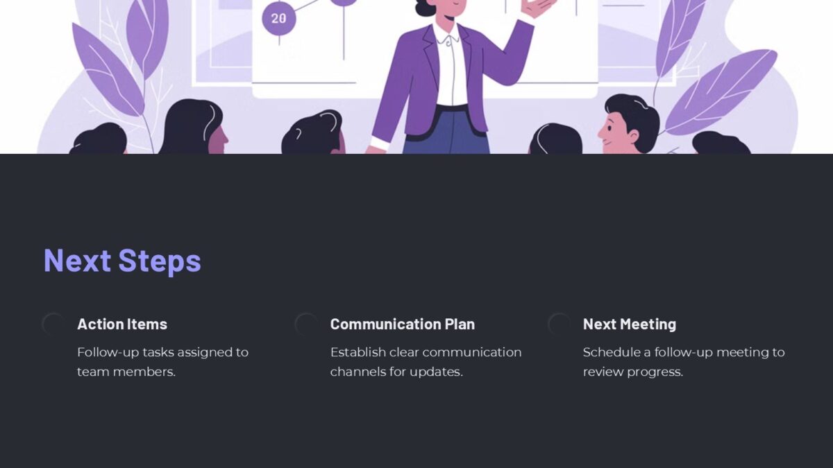 Project Kickoff Meeting PowerPoint Template : 100% Editable PPTx