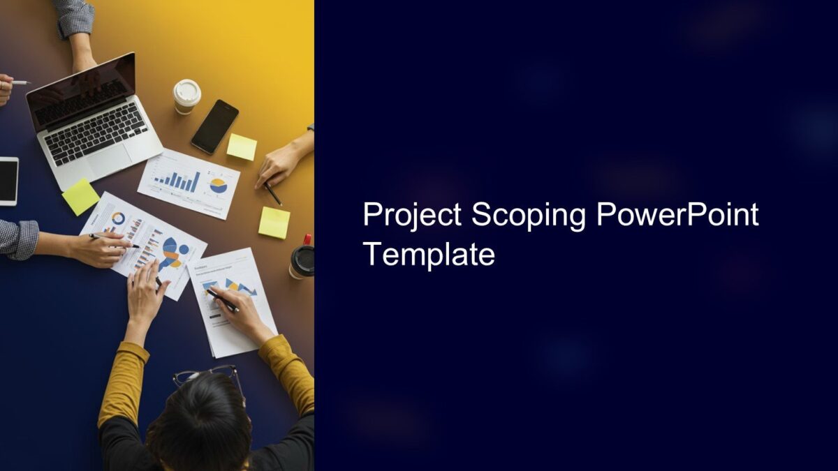 Project Scoping PowerPoint Template : 100% Editable PPTx