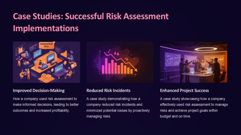 Risk Assessment PowerPoint Template : 100% Editable PPTx