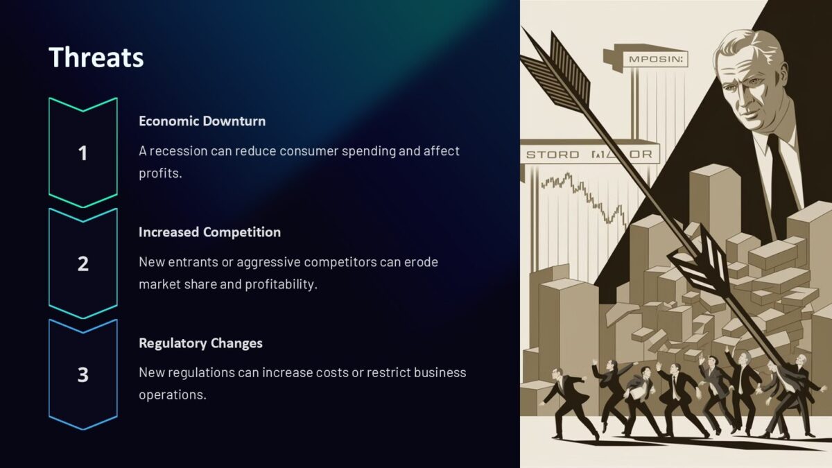 SWOT Analysis PowerPoint Template : 100% Editable PPTx