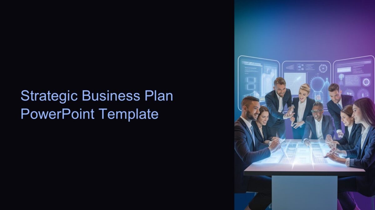 Strategic Business Plan PowerPoint Template : 100% Editable PPTx
