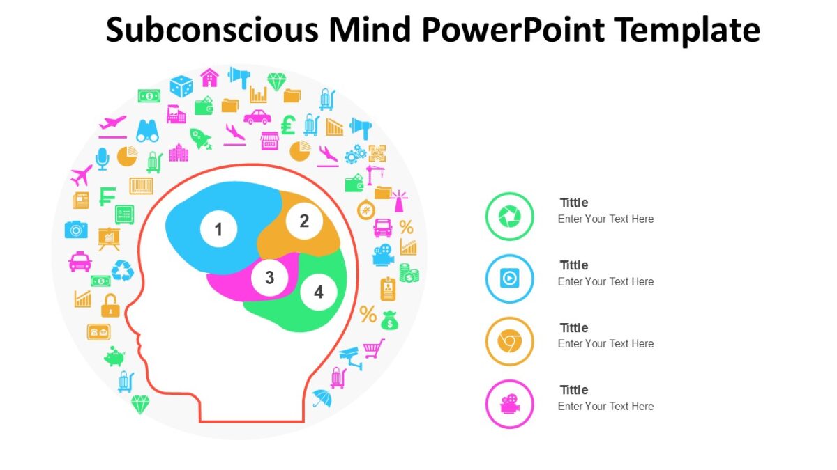 Subconscious Mind PowerPoint Template : 100% Editable PPTx