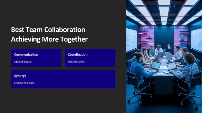 Best Team Collaboration Achieving More Together PowerPoint Presentation ...